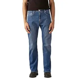 Levi's Men's 517 Mid Indigo Bootcut Fit Mid-Rise Jeans