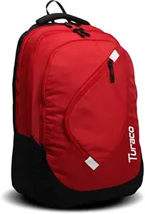 Turaco TRC 1214 School Laptop Bag Water Proof (Red)