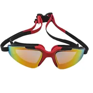SVNFOXX Swim Goggles,Polarized Swimming Goggles for Men Women Adults Youth Anti Fog/No Leak/Clear Wide Vision/UV Protection (Retro)