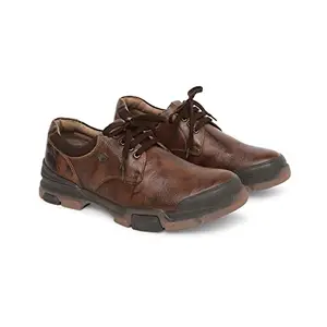 Buckaroo Anaiya Genuine Leather Tan Casual Shoes for Mens: Size UK 6