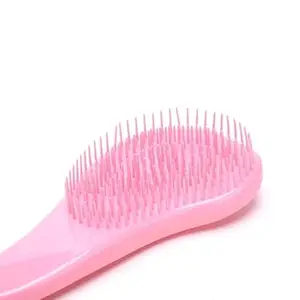 Frackson Pink Hair Comb Scalp Massage Hair brush Women Men Wet Hair Brush for Salon Hairdressing Styling Tools -1