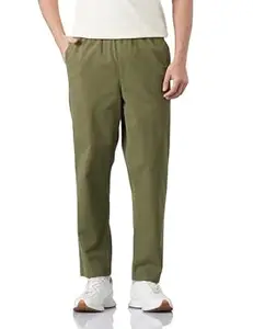 Amazon Brand - Symbol Men's Relaxed Fit Casual Trouser (Elasticated Waistband | 100% Cotton | Available in Plus Sizes)