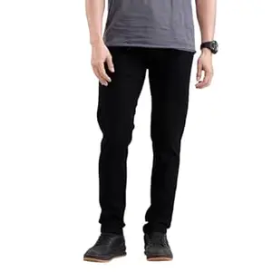 WROGN Men's Cotton Stretch Jeans | Slim Tapered Fit