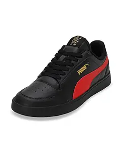 Puma Unisex-Adult X Royal Challengers Bangalore Shuffle Black Sneaker - 10 UK (10785401)