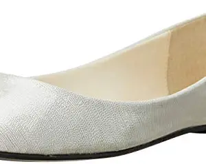 Aurelia Women's Silver Ballet Flats-3.5 UK (36 EU) (20AUA9FW00010-031)