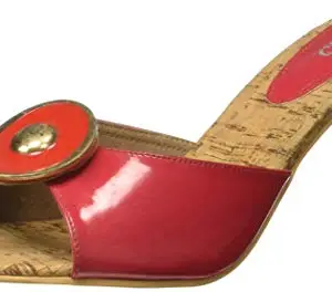Inc.5 Women Red Fashion Sandals-8 UK/India (41 EU) (28078)