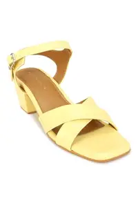 Allen Solly Women Yellow Casual Heels