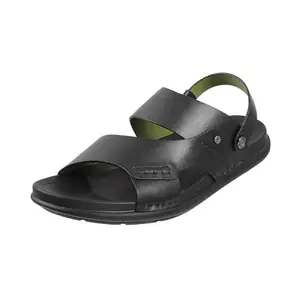 Mochi Men Black Casual Synthetic Sandals Uk/8 Eu/42 (18-180)
