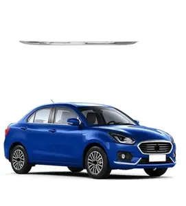 AUTOSMARTLOOK® Chrome Trunk Garnish for Car | Dicky Trim Rear Boot Patti Upper Compatible with Maruti Swift Dzire (2017 to 2020) Type 4