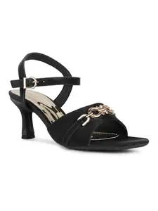 Inc.5 Womens Black Casual Open toe Kitten Heel Sandals