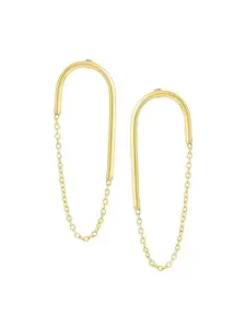Viraasi Gold Plated Chain Earrings for Women and Girls Gift for Mother