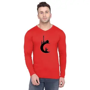 ALLEN BLACK Men's Round Neck T-Shirt, (AB_ T-Shirt_ XL_6664_BZR) Navy