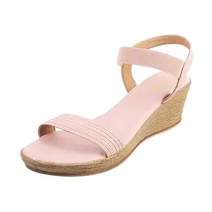 Mochi Womens Synthetic Pink Sandals (Size (7 UK (40 EU))