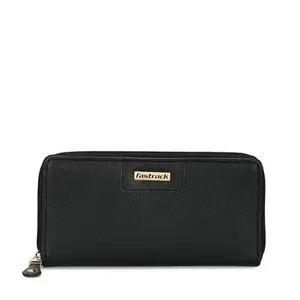Fastrack Women's Zip-Around Wallet | Multiple Card Slots and Inner Zip Pocket | Secure and Stylish | Wallet for Casual Carry | Trendy and Stylish Purse