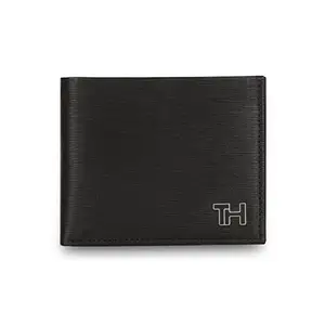 Tommy Hilfiger Finn Men Leather Global Coin Wallet Black