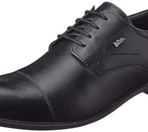 Lee Cooper Men's LC6400E Leather Formal Shoes for Men_Black_43
