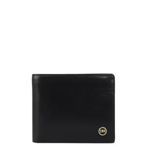 Da Milano Leather RFID Wallet for Men with Multicard Slot - Black (0111C)