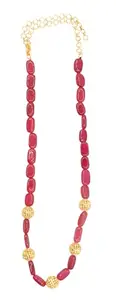 Bead Jewels Pink beads Necklace for Women Stylish Beads Mala