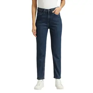 Pepe Jeans Women's Relaxed Jeans (PL204860Q038_Dark Used Indigo Blue
