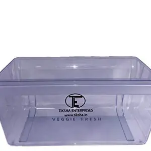 Tiksha Enterprises Vegetable box compatible for Whirlpool GEN Y/Imfresh/Fusion/ICEMAGIC Transparent Vegetable MACTH Box/BIN Part Code NO (W10418585)