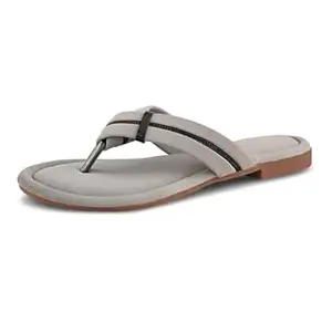 Centrino Women's Flat Thong Sandals | Stylish Embellished Strappy Flip-Flops | Open-Toe Slip-On with Metallic Studs| Soft Cushioned Footbed for Comfort | Elegant & Durable Fashion Footwear (9313)