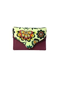 ALE Butterfly Floral Print Wallet for Women