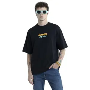 Snitch Mens Graphic Black Half Sleeve T-Shirt