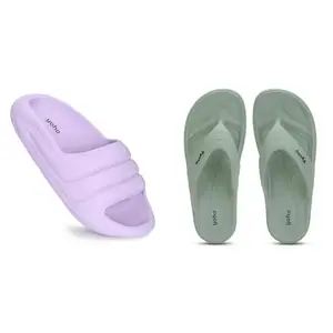 YOHO Dolphy EVA Sliders For Women | Anti-slip sole | Sweat free | Super flexible Drizzle Soft Slippers for Men | Mild Acupressure | Lightweight | Anti Skid | Waterproof, Classic Black - UK 11