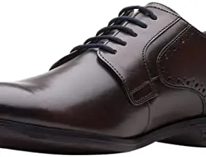 Clarks Men's Stanford Lace Dark Brown Lea Derby-10 UK (26163270