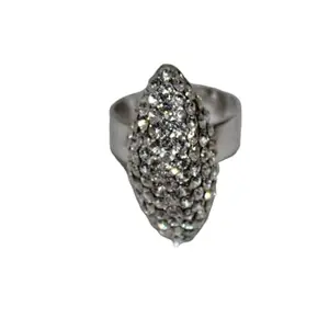 Stylish Fashionable Silver Ring Stone Ring for Women & Girls