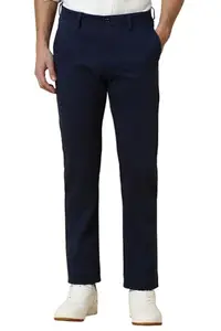 Allen Solly Men's Regular Casual Pants (ASTFQCFFQ01675_Navy_34