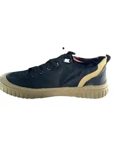 Men's Stylish Casual Shoes (Black, UK Footwear Size System, Adult, Men, Numeric, Medium, 7)
