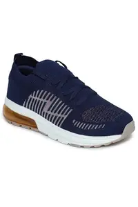 ABROS Mens ASGO2053 FRONX-3 Sports Shoes D.Grey/RED 9 UK