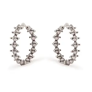 Voylla Fashion Trendy Hoops Brass earrings