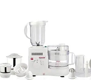 Signora 10001 700 Watts Food Processor with 3 Jars, White price in India.