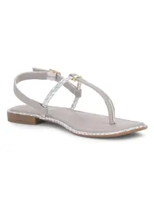 Bata womens Andrea E 24 Grey Sandal - 5 UK (5612161)