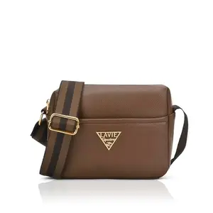 Lavie Signature Women's Alabama Horizontal 2C Crossbody Sling Bag | Stylish Shoulder Bag | Ladies Purse Handbag | Gift for Women