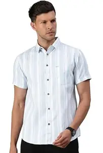 Majestic Man Men's Cotton Slim Fit Shirt