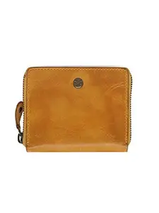 KOMPANERO Yellow Genuine Leather Womens Wallet