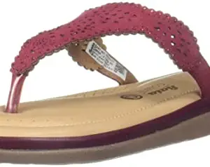 Bata Comfit Women's Slip-on Sandal - RED (6 UK) (5715937)