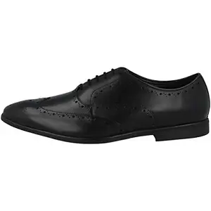 Clarks Black Coloured Men Brogues Shoes (Size: 10)-26152111Black