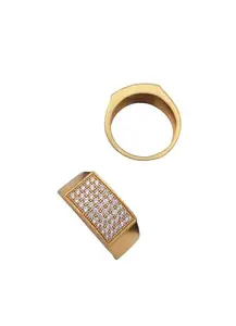 Stylish Men's Designer Ring Diamond Gold Ring For Men Ring/Gold Ring||JEWELRYRING-271-19