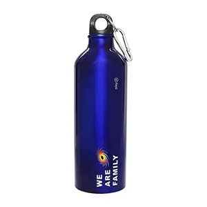 playR x MI - Mumbai Indians Sipper Bottle Mi Family - Aluminium 750ML - Blue