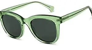 John Jacobs Full Rim Square | Polarized and 100% UV Protected | For Men & Women | Large | JJ S14672