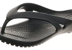 Crocs Women Black Kadee Casual Flip 202492-001 W6-4 UK