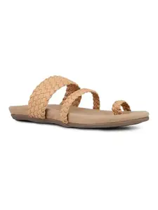 Inc.5 Womens Beige Casual Solid Round Toe Sandals