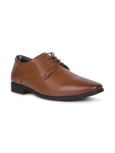 Bata Casual and Formal Derby Shoes for Men TAN