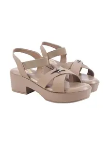 Shoetopia Women’s Tan Flat Sandals with– Comfortable Slip-On Summer Sandals with Lightweight Slip-On Comfort Flats with Soft Sole & Stylish Non-Slip Sole for Casual Footwear EU40