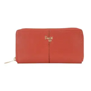Baggit Women Red Wallet Large Size | Ladies Stylish Purse Bag | Credit Card Money Holder