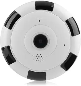 OneXsale OneXsale Fisheye 360° Panoramic Smart Live View Two-Way Audio Motion Detection Alert Night Vision SD Card Recording Security Camera